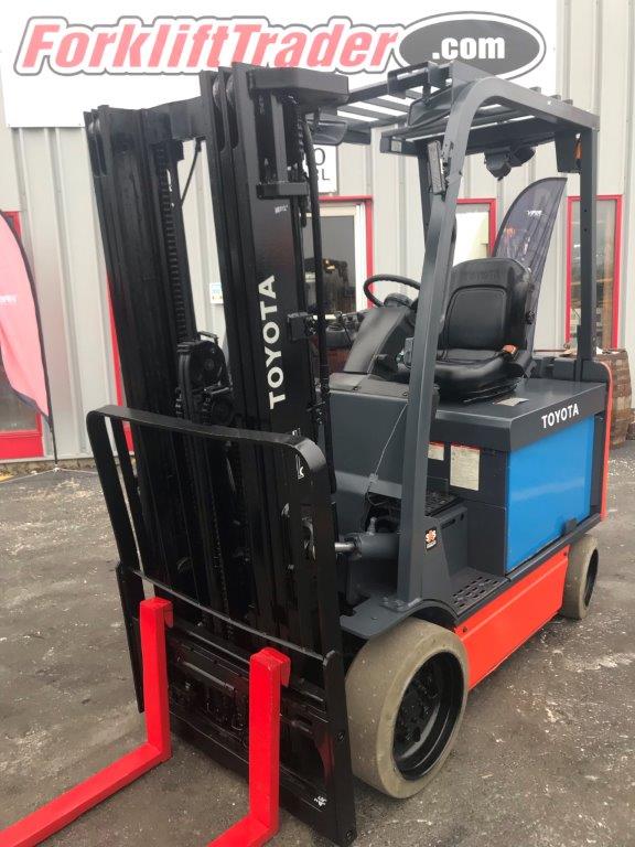 2015 toyota forklift with 42" forks for sale